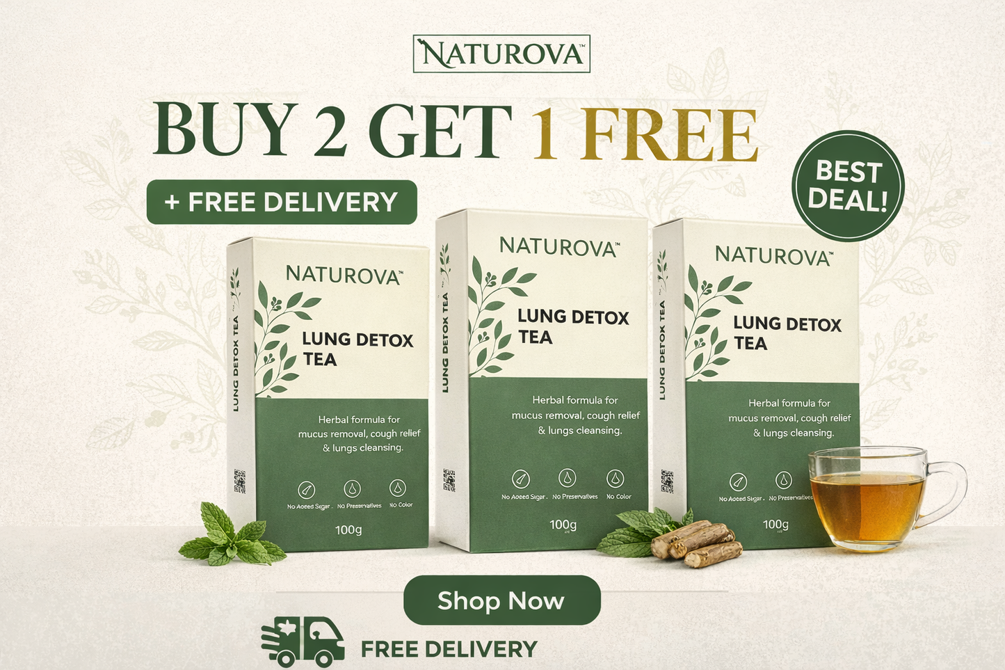 Naturova Lung Detox Tea